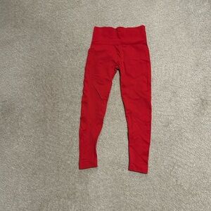 Set Active Seamless red leggings small